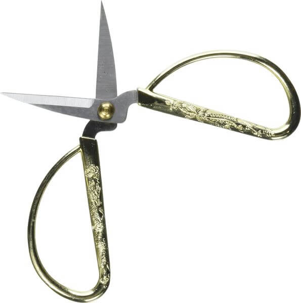 Uxcell Carved Gold Tone Dragon Metal Handle Bonsai Scissors Uxcell Carved Gold Tone Dragon Metal Handle Bonsai Scissors