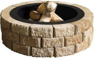 Hudson Stone 40 in. Round Fire Pit Kit Hudson Stone 40 in. Round Fire Pit Kit