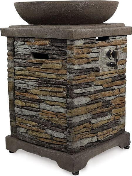 Brick Firebowl Patio Heater Outdoor Fire Pit with Cover Brick Firebowl Patio Heater Outdoor Fire Pit with Cover