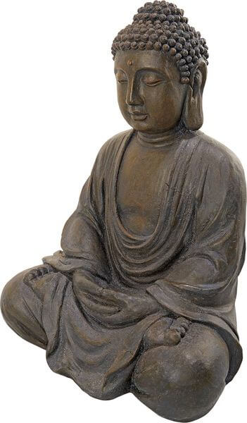 Design Toscano Meditative Buddha of the Grand Temple Garden Statue Design Toscano Meditative Buddha of the Grand Temple Garden Statue