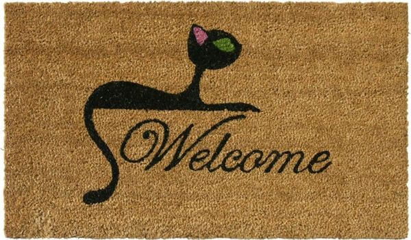 Rubber-Cal Kitty Cat Doormat, 18 x 30-Inch Rubber-Cal Kitty Cat Doormat, 18 x 30-Inch