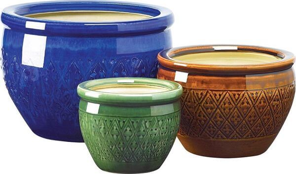 Gifts & Decor Jewel Tone Flower Pots Gifts & Decor Jewel Tone Flower Pots