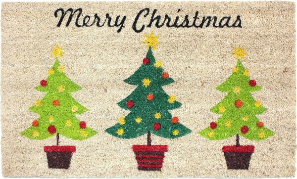 J & M Home Fashions Vinyl Back Coco Doormat J & M Home Fashions Vinyl Back Coco Doormat