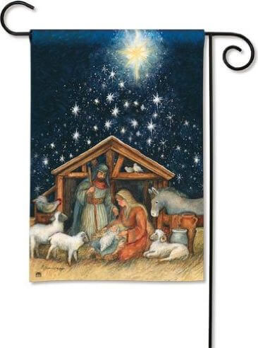 BreezeArt Holy Night Garden Flag BreezeArt Holy Night Garden Flag
