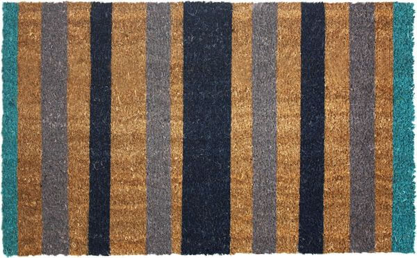 J & M Home Fashions Vinyl Back Coco Doormat J & M Home Fashions Vinyl Back Coco Doormat