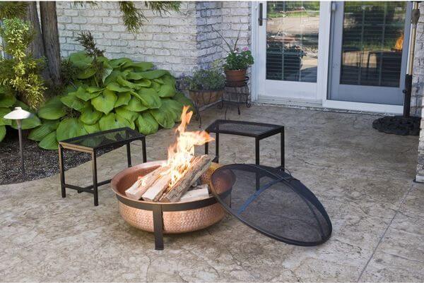 CobraCo Hand Hammered 100% Copper Fire Pit CobraCo Hand Hammered 100% Copper Fire Pit