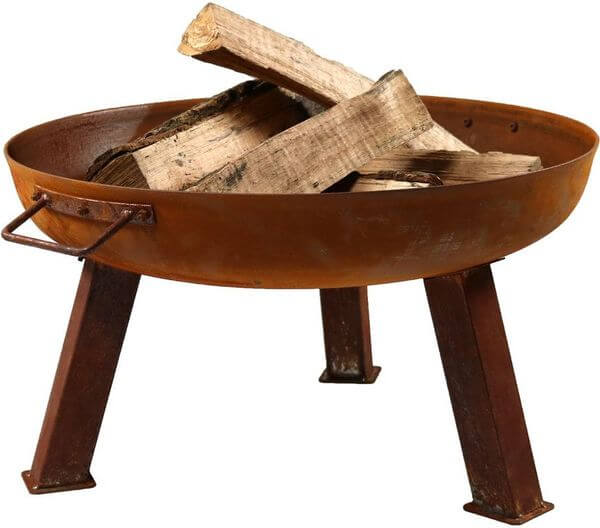 Sunnydaze Rustic Cast Iron Fire Pit Bowl Sunnydaze Rustic Cast Iron Fire Pit Bowl