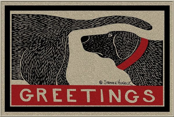 Humorous Dog Sniffing Welcome Doormat Humorous Dog Sniffing Welcome Doormat