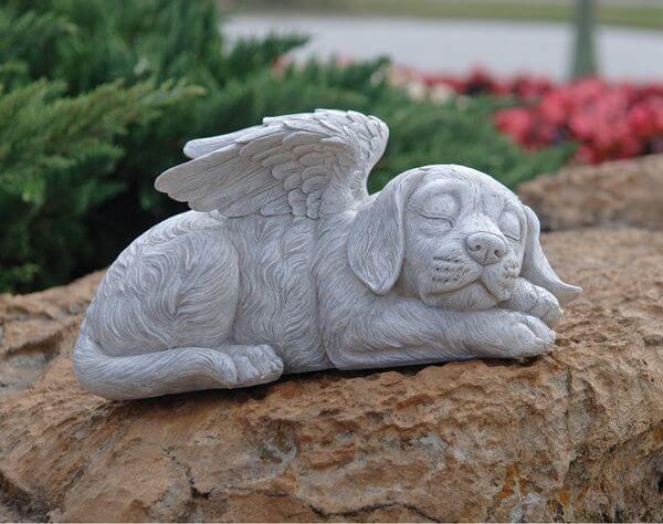 Design Toscano Memorial Angel Dog Statue Design Toscano Memorial Angel Dog Statue