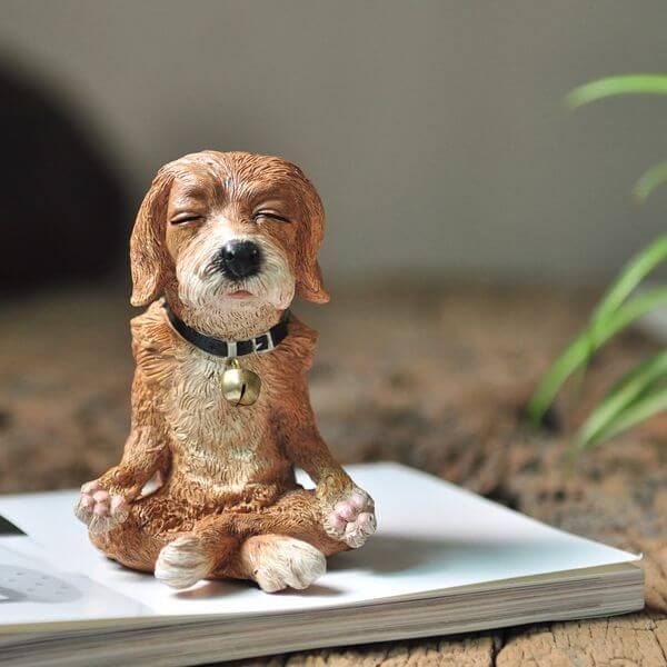 Dog in Meditation Garden Statue Dog in Meditation Garden Statue