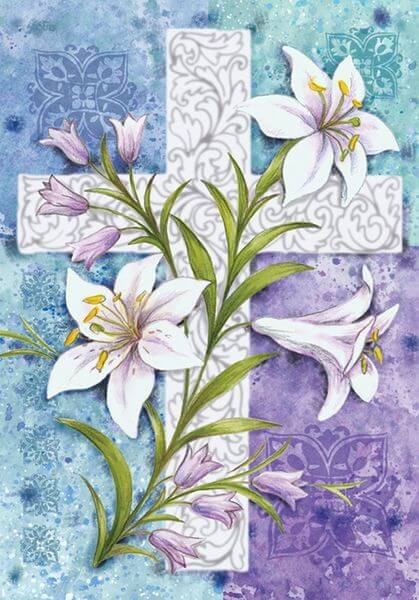 Toland 'Easter Lilies' Garden Flag Toland 'Easter Lilies' Garden Flag