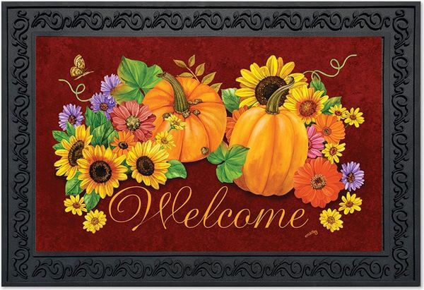 Fall Glory Floral Doormat Fall Glory Floral Doormat