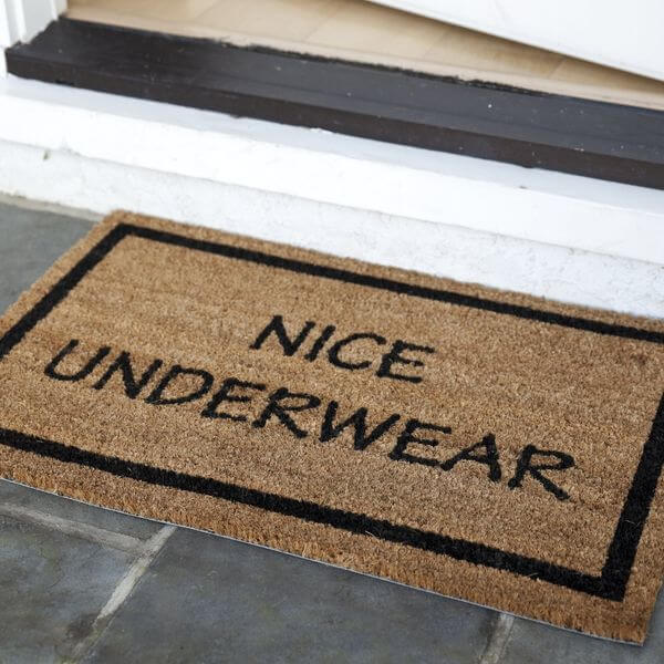 Entryways Non Slip Nice Underwear Coir Doormat Entryways Non Slip Nice Underwear Coir Doormat