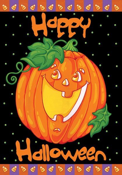 Toland 'Happy Halloween' Garden Flag Toland 'Happy Halloween' Garden Flag