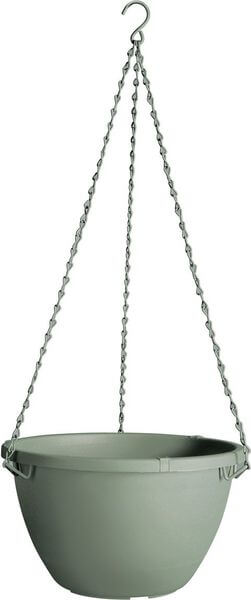 Fiskars 12-Inch Hanging Planter, Thyme Green Fiskars 12-Inch Hanging Planter, Thyme Green