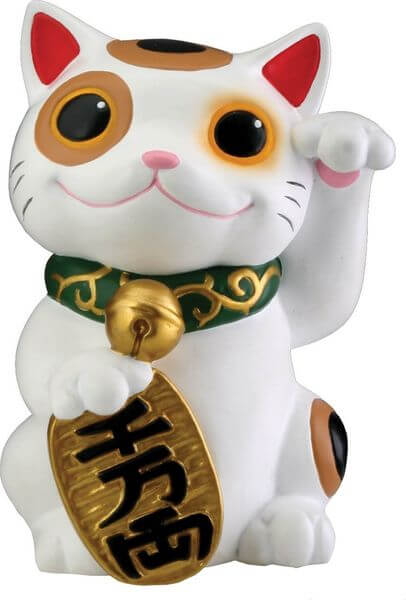 japanese good luck cat statue