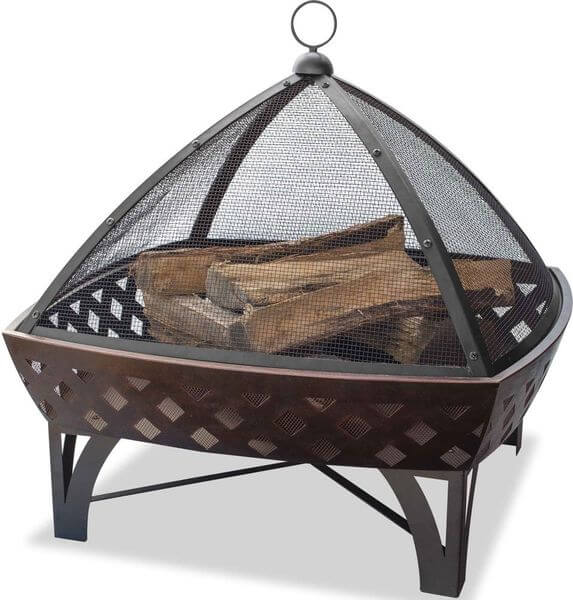 Endless Summer Outdoor Fire Bowl with Lattice, Oil Rubbed Bronze Endless Summer Outdoor Fire Bowl with Lattice, Oil Rubbed Bronze