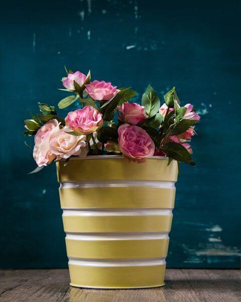 Galvanized Metal Multipurpose Flower Pot Galvanized Metal Multipurpose Flower Pot