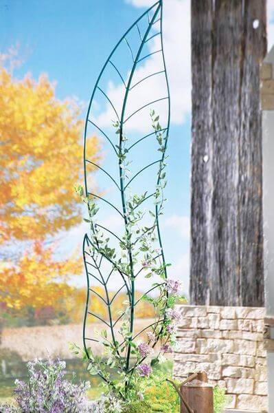 Metal Leaf Trellis Metal Leaf Trellis