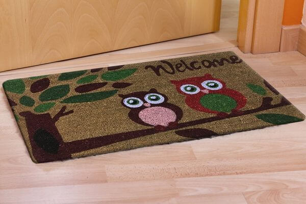 CastleMats Welcome Owl Doormat CastleMats Welcome Owl Doormat