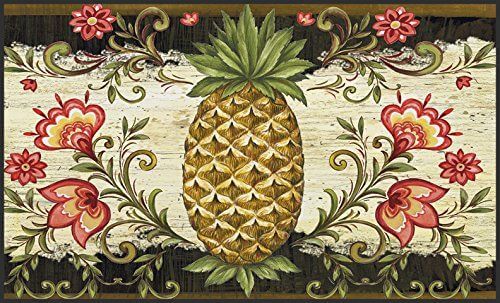 Toland Home Garden Pineapple and Scrolls Doormat Toland Home Garden Pineapple and Scrolls Doormat