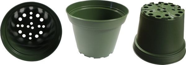 4-Inch Plastic Flower Pots, 30-Pack 4-Inch Plastic Flower Pots, 30-Pack