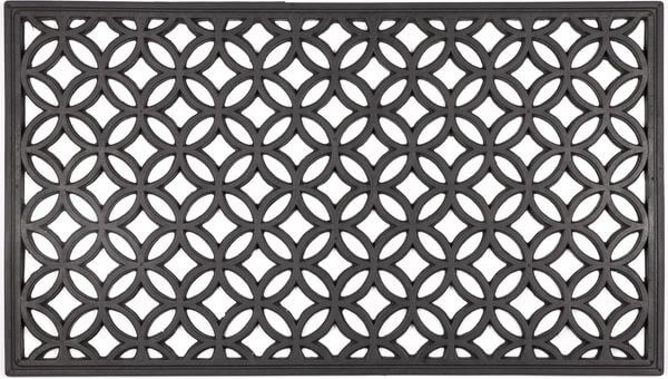 Entryways Circle Chains Recycled Rubber Doormat Entryways Circle Chains Recycled Rubber Doormat