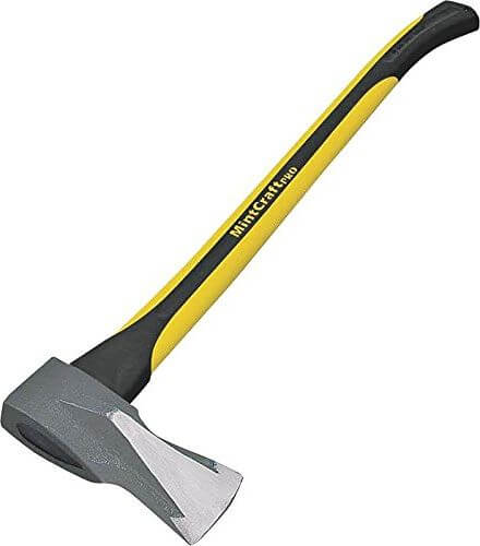 Mintcraft PRO Wood Splitting Maul with Fiberglass Handle, 4.5-Pound Mintcraft PRO Wood Splitting Maul with Fiberglass Handle, 4.5-Pound