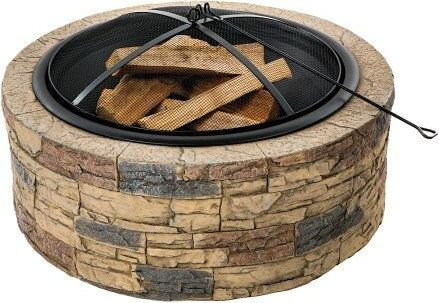 Sun Joe Cast Stone Fire Pit Sun Joe Cast Stone Fire Pit
