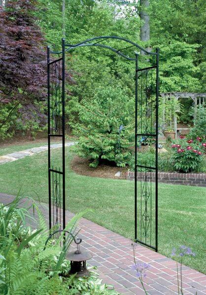 Wrought Iron Trellises - Golly Gee Gardening