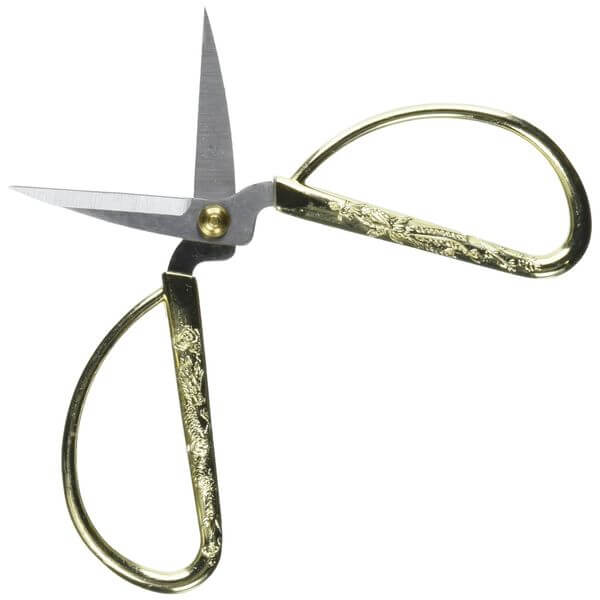Uxcell Carved Gold Tone Dragon Metal Handle Bonsai Scissors Uxcell Carved Gold Tone Dragon Metal Handle Bonsai Scissors