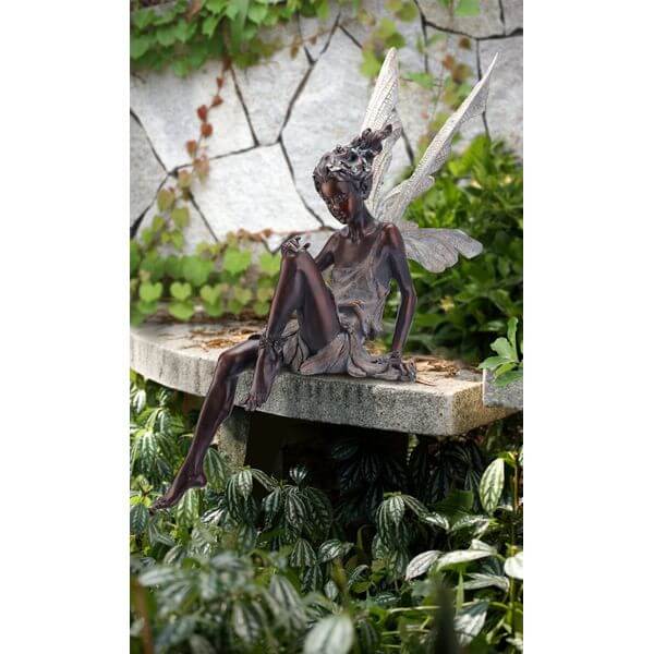 Napco Sitting Fairy Garden Statue Napco Sitting Fairy Garden Statue