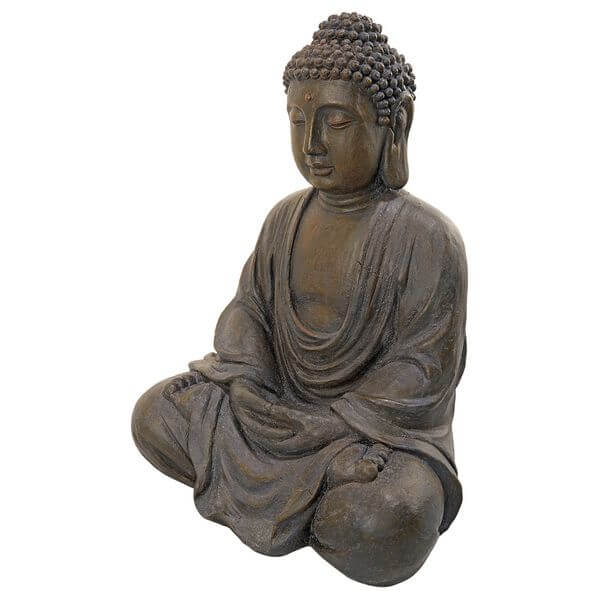 Design Toscano Meditative Buddha of the Grand Temple Garden Statue Design Toscano Meditative Buddha of the Grand Temple Garden Statue