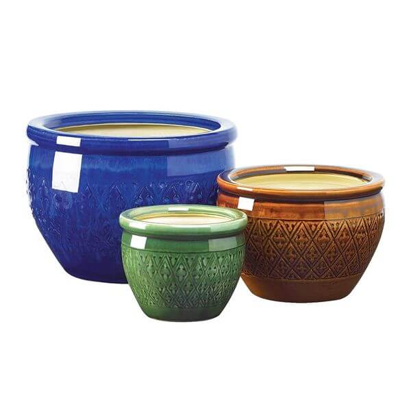Gifts & Decor Jewel Tone Flower Pots Gifts & Decor Jewel Tone Flower Pots