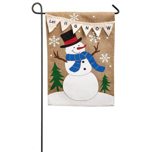 'Let it Snow' Garden Flag 'Let it Snow' Garden Flag