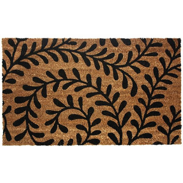 J & M Home Fashions Vinyl Back Coco Doormat J & M Home Fashions Vinyl Back Coco Doormat