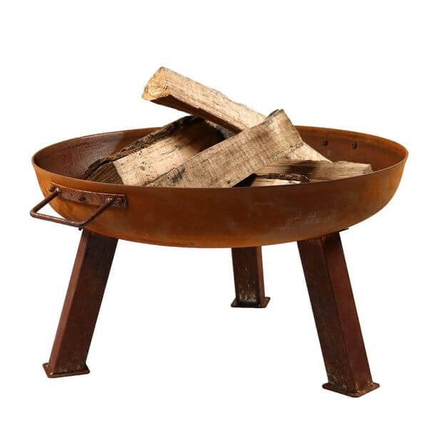 Sunnydaze Rustic Cast Iron Fire Pit Bowl Sunnydaze Rustic Cast Iron Fire Pit Bowl
