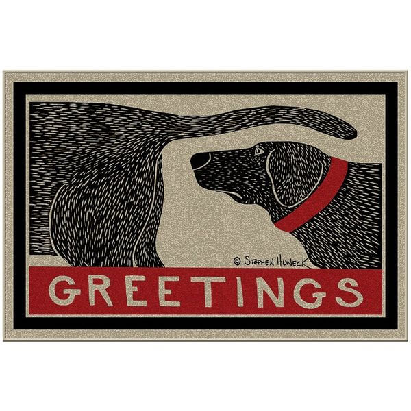 Humorous Dog Sniffing Welcome Doormat Humorous Dog Sniffing Welcome Doormat