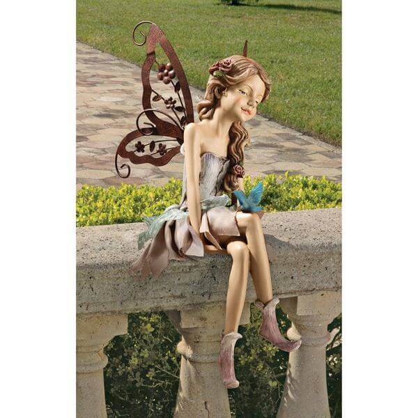 Design Toscano Fannie, the Fairy Garden Statue Design Toscano Fannie, the Fairy Garden Statue