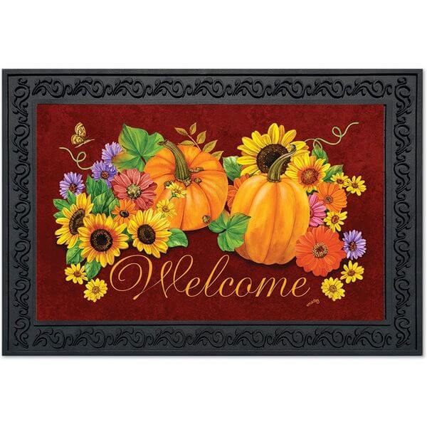 Fall Glory Floral Doormat Fall Glory Floral Doormat