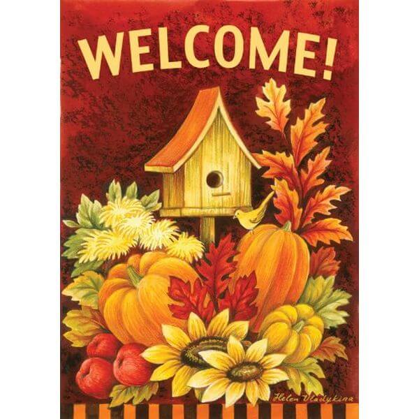 Toland 'Fall Birdhouse' Fall Garden Flag Toland 'Fall Birdhouse' Fall Garden Flag