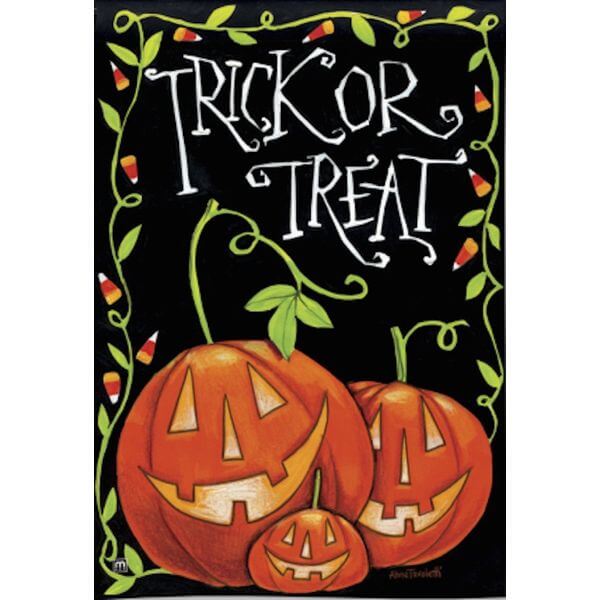 BreezeArt Halloween Treat Garden Flag BreezeArt Halloween Treat Garden Flag