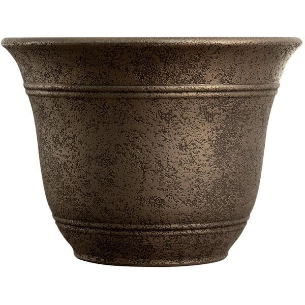 Listo Sierra Large Flower Pot, Nordic Bronze Listo Sierra Large Flower Pot, Nordic Bronze