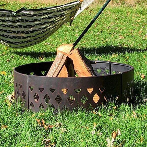 Sunnydaze Heavy Duty Crossweave Campfire Ring Sunnydaze Heavy Duty Crossweave Campfire Ring
