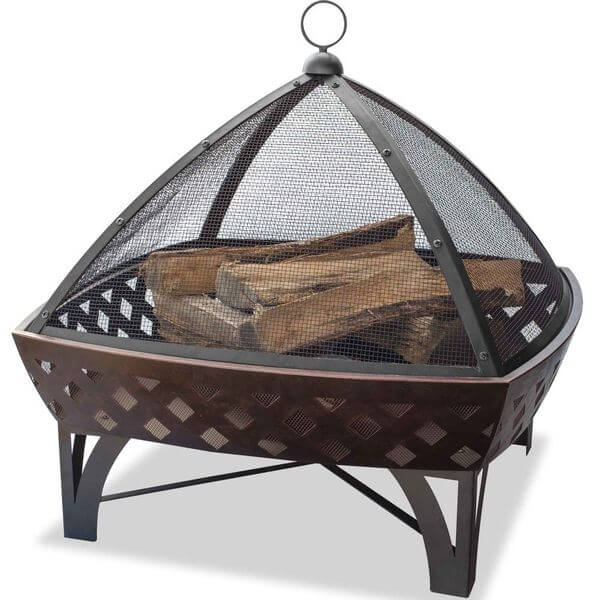 Endless Summer Outdoor Fire Bowl with Lattice, Oil Rubbed Bronze Endless Summer Outdoor Fire Bowl with Lattice, Oil Rubbed Bronze
