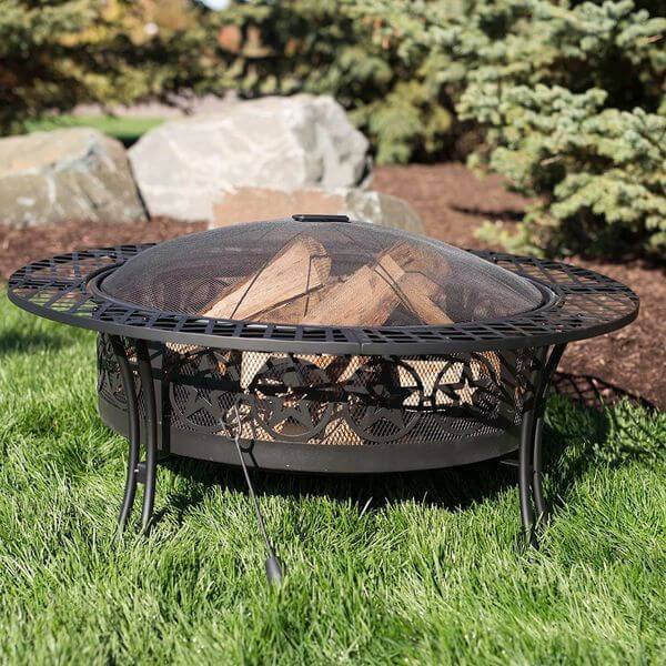 Sunnydaze Four Star Large Fire Pit Table Sunnydaze Four Star Large Fire Pit Table
