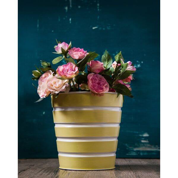 Galvanized Metal Multipurpose Flower Pot Galvanized Metal Multipurpose Flower Pot