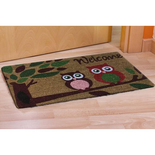 CastleMats Welcome Owl Doormat CastleMats Welcome Owl Doormat