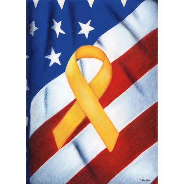 Remember Our Troops Patriotic Garden Flag Remember Our Troops Patriotic Garden Flag