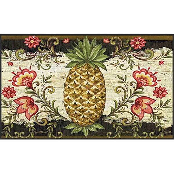 Toland Home Garden Pineapple and Scrolls Doormat Toland Home Garden Pineapple and Scrolls Doormat
